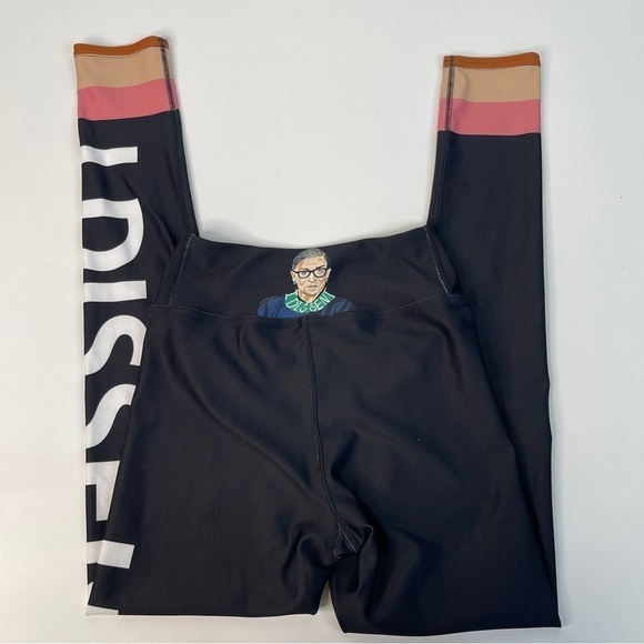 I Dissent Leggings Ruth Bader Ginsburg Size Small NWT - Picture 3 of 12
